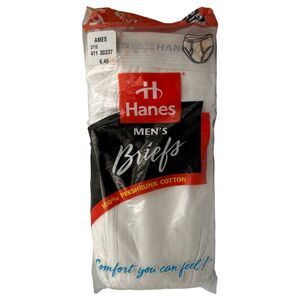 Hanes Men's Briefs Vintage 1997 Preshrunk Cotton Size 38 NEW in Package Other